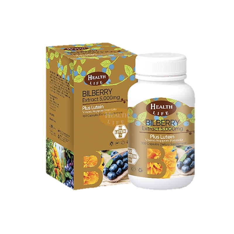 Bilberry Plus Lutein 100's Health Life Health Life New Zealand