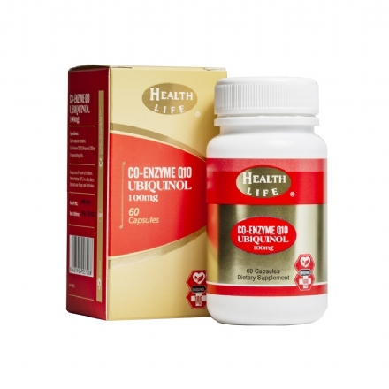 Co-Enzyme Q10 Ubiquinol 100mg 60s Health Life - co enzyme q10 ubiquinol 100mg 60s health life - 1    - Health Life