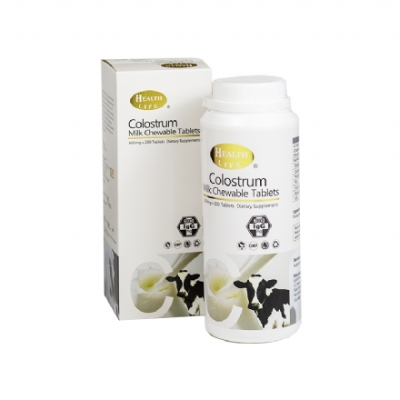 Colostrum Bovine 60000 IgG Strawberry Flavour 200s Health Life - Health Life
