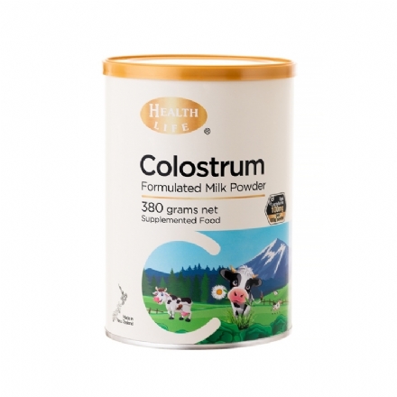 Colostrum Powder plus Calcium 380g Health Life - Health Life